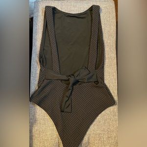 Aerie one piece bathing suit, low back/backless
